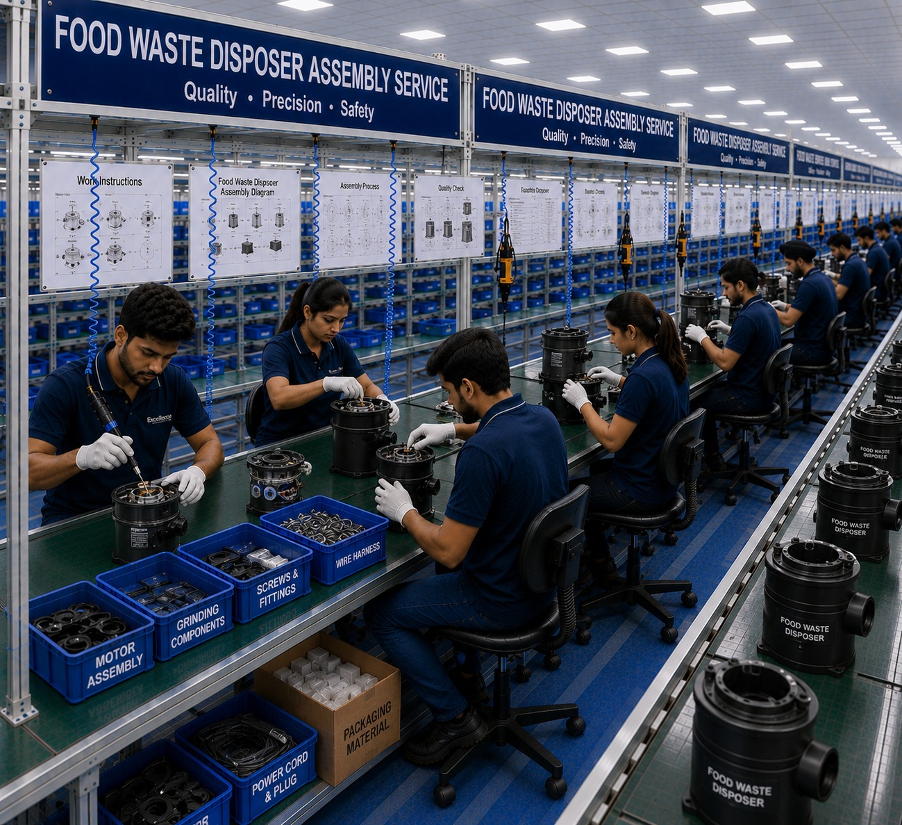 Food Waste Disposer Assembling Service